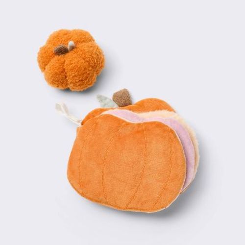 Pumpkin Soft Book for Babies - 2pk - Cloud Island™