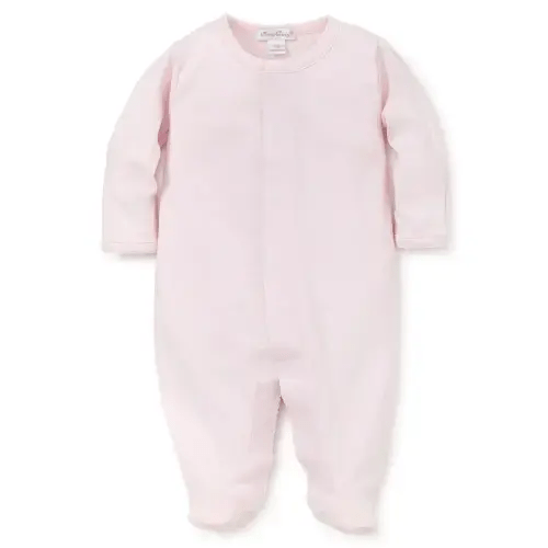 Pink/White Kissy Basics Footie