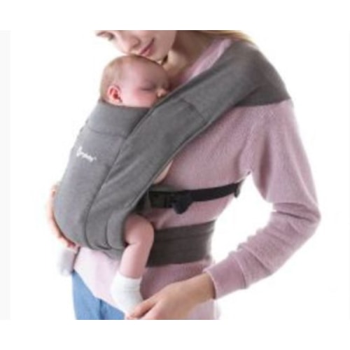 Amazon.com : Ergobaby Embrace Cozy Newborn Baby Wrap Carrier (7-25 Pounds), Ponte Knit, Heather Grey : Baby