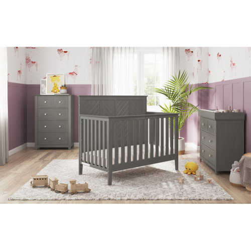 Atwood Convertible Standard 4 Piece Nursery Furniture Set