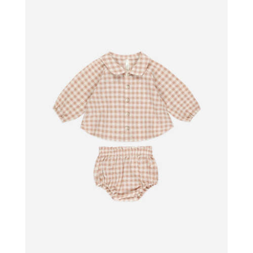Nellie Set || Pink Gingham