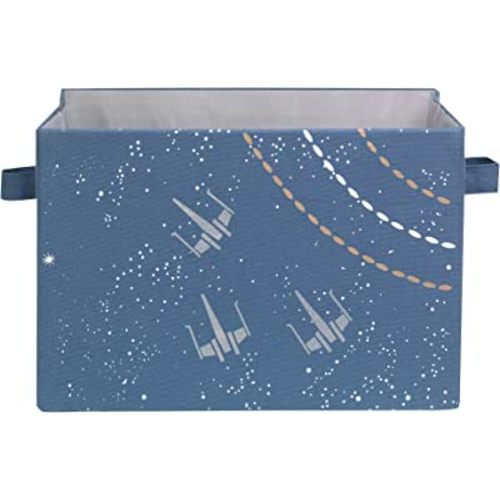 Lambs & Ivy Star Wars Galaxy Foldable/Collapsible Storage Bin/Basket Organizer