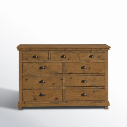 Birch Lane™ Wolferstorn 9 Drawer 64" W Dresser & Reviews | Wayfair