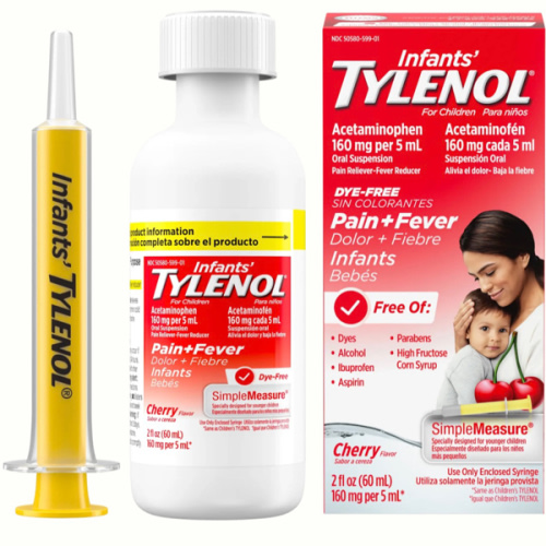 Infants' TYLENOL® Dye Free Oral Suspension Acetaminophen