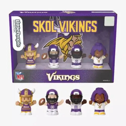 Fisher Price Little People x NFL Collector Minnesota Vikings Figure 4 Pack - Best Buy