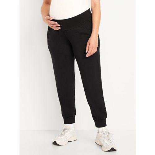 Maternity Bounce Fleece Rollover-Waist Jogger Sweatpants | Old Navy