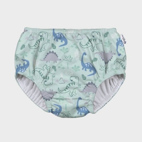 green sprouts Toddler Eco Pull-Up Reusable Swim Diaper, Color: Green, Size: 6M
