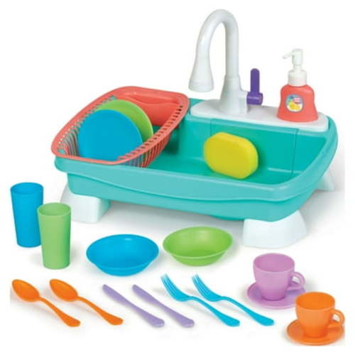 Kid Connection Working Sink Play Set, 21 Pieces