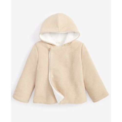 Unisex Sweater-Knit Faux-Sherpa-Lined Hooded Jacket, Created for Macy's