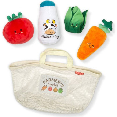Melissa & Doug Market Basket Fill & Spill Toy Set