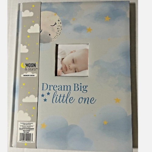 MOON & STARS BABY MEMORY BOOK