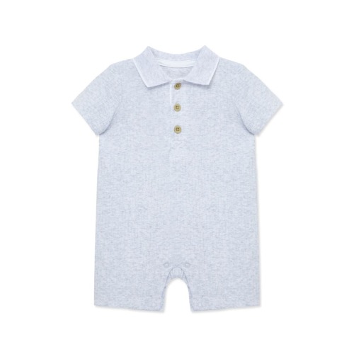 Knit Polo Romper