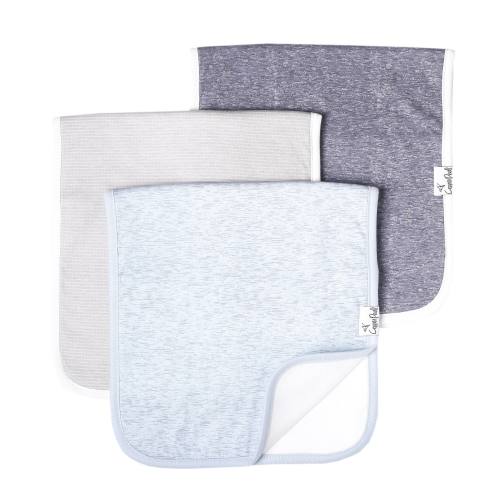 3 Pack Premium Burp Cloths - Lennon