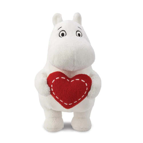 Moomintroll Heart Plush 6.5 in - Aurora World