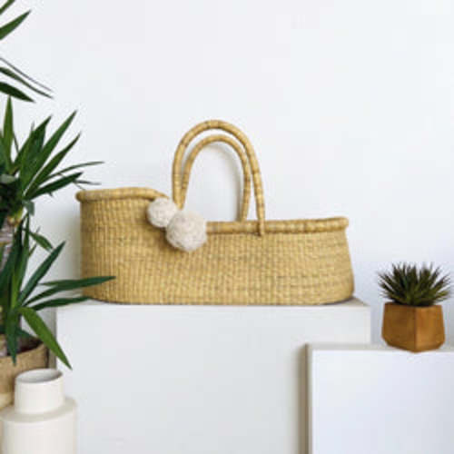 African Moses BasketVegan Handle