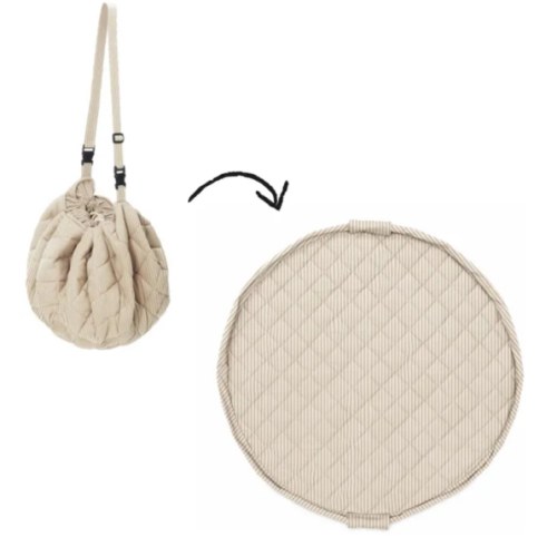 Play and Go - Bag / Playmat - Stripes - Blue | Smallable