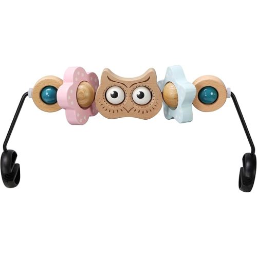BabyBjörn Bouncer Toy Bar | Wood Color Owl