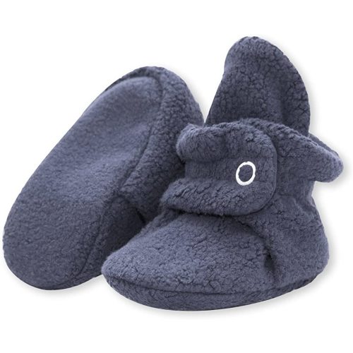Zutano Unisex Fleece Baby Booties with Organic Cotton Lining, Newborn Essentials