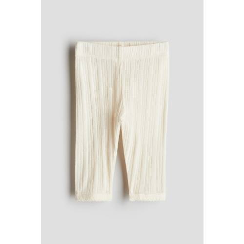 POINTELLE COTTON JERSEY LEGGINGS