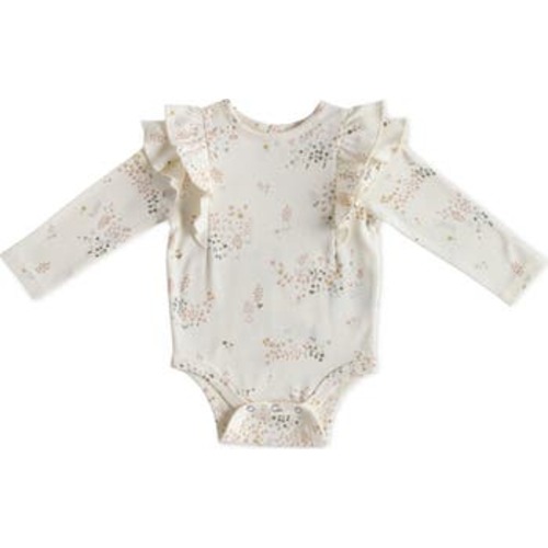Ruffle Organic Cotton Bodysuit