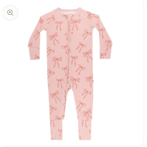 Coquette Bows Small Ribbed Zip Romper – Brave Little Ones