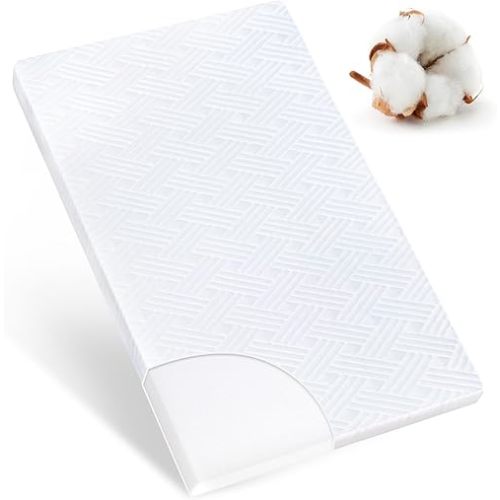 Pack and Play Mattress Topper - 38" x 26" with Washable Cover, Soft & Firm Premium Foam Pack N Play Mattresses Pad, Portable Playard Mattress Topper - Breathable & Comfort