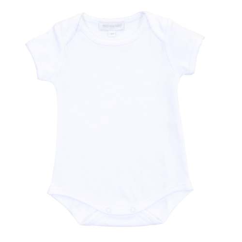 Essentials Short Sleeve Bodysuit with White Trim