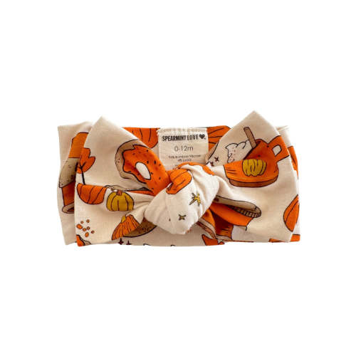 Knot Bow, Pumpkin Spice Latte