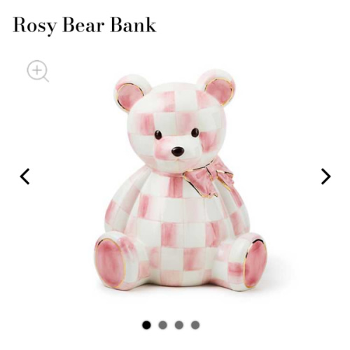 MacKenzie-Childs | Rosy Bear Bank