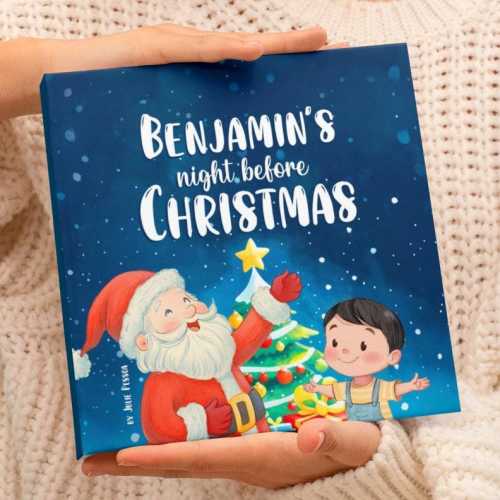 Personalized Christmas Eve Book, The Night Before Christmas, Christmas Eve Story Book for Children, Christmas Stocking Filler
