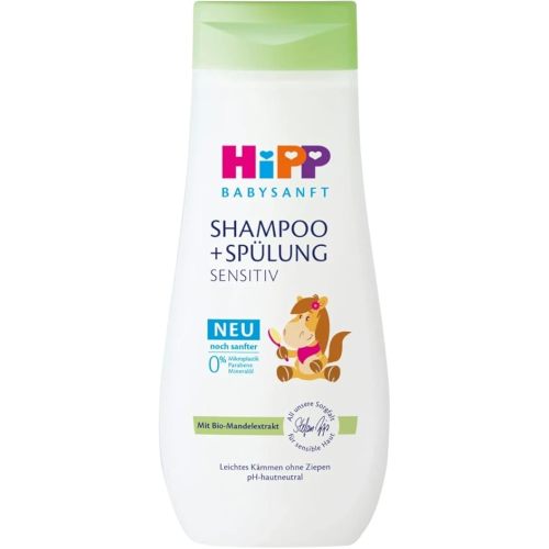 HiPP Baby Shampoo with organic almond oil - 200 ml - German -