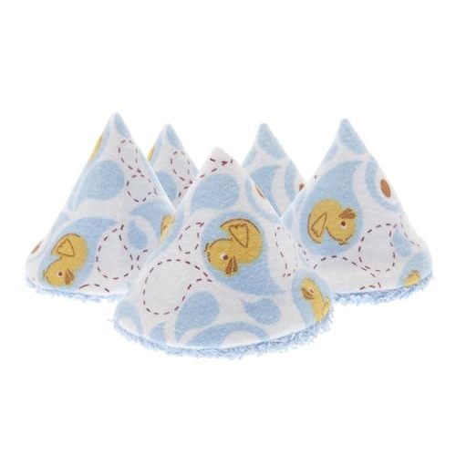 Washable cotton Pee-pee Teepees that shield baby boys pee during diaper changes. Makes a great add-on gift for a baby shower thanks to its fun, gift-ready store packaging. 5 pack. Rubber Duck