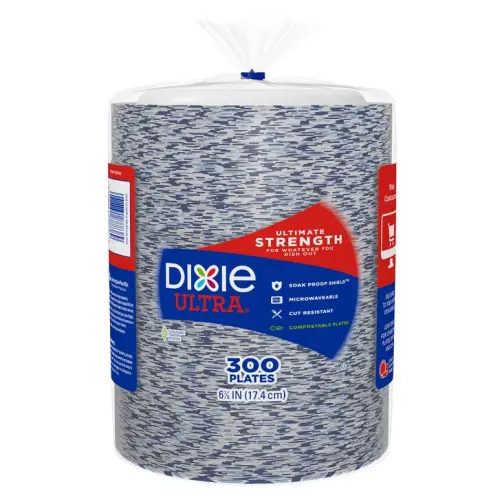 Dixie Ultra 6-7/8" Paper Plate, 300-count | Costco
