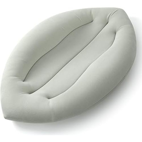 Baby Lounger for Newborn: Skin-Friendly & Breathable for 0-12 Months Infant Tummy Time & Playtime - Portable & Lightweight for New Parents Home Use & Travel
