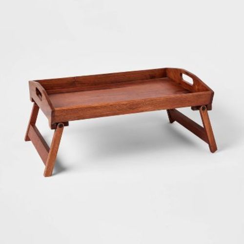 22" X 14" Wood Signature Bed Tray - Threshold™
