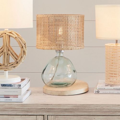 Woven Table Lamp (17")