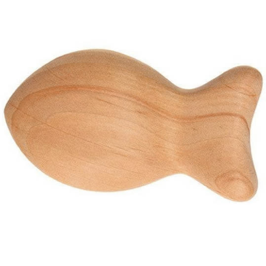 Grimms Wooden Fish Rattle