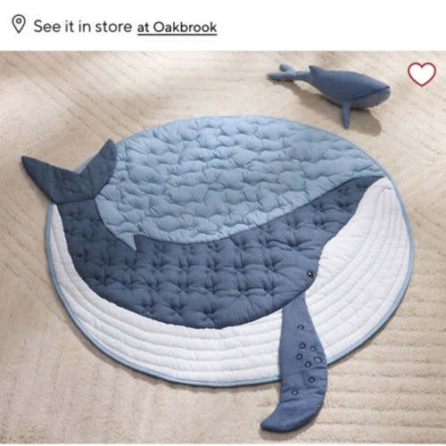 Blue Whale Picture-Perfect Play Mat