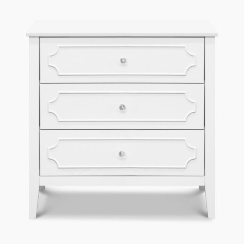 daVinci Chloe Regency 3-Drawer Dresser - White