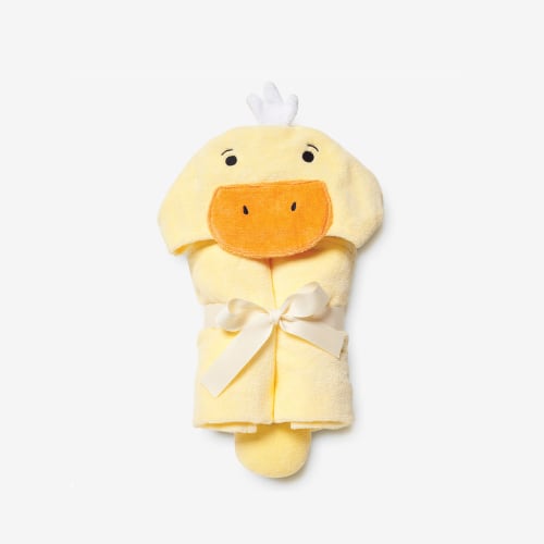 Yellow Duckie Hooded Baby Bath Wrap
 – Elegant Baby