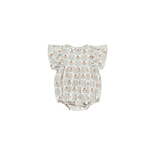 Kalea Romper in Garden Grid | Rylee + Crew