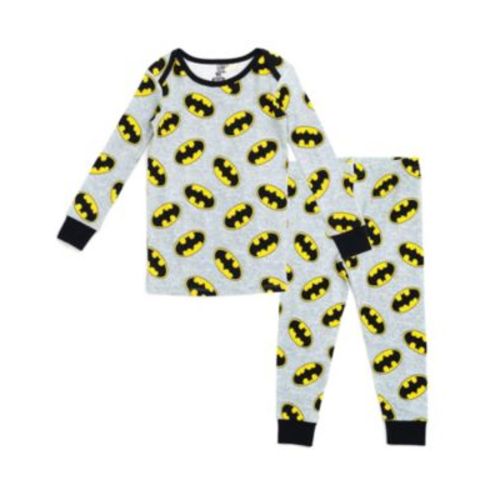 Baby Boys Baby Justice League Batman Superman Pajama Shirt and Pants Sleep Set to
