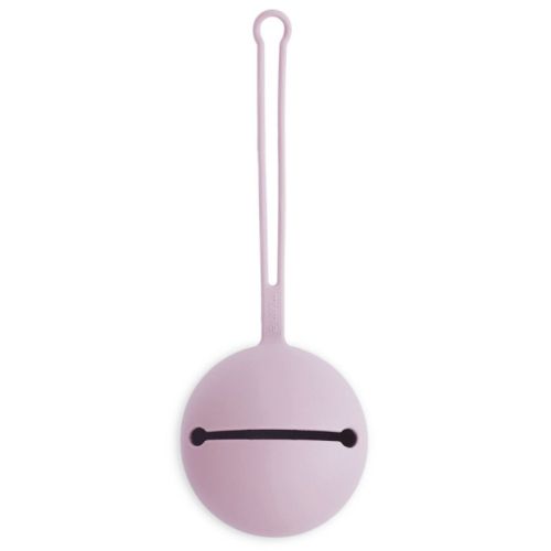 Silicone Pacifier Case Soft Lilac One Size