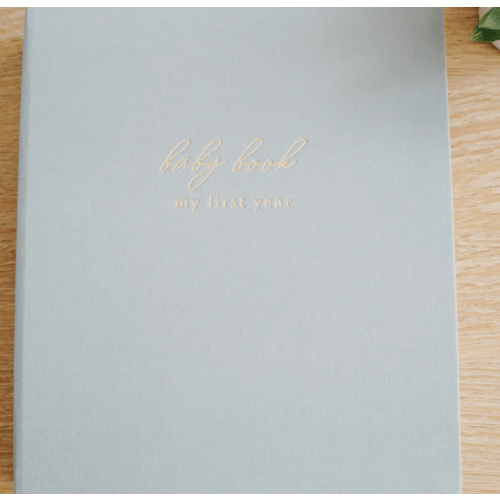 Pregnancy + Baby Combo Book - Dusty Blue