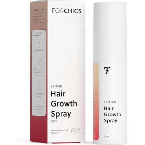 Advanced Hair Growth Oil Spray -Non-Greasy Hormone Free Formula - Promotes Thicker Natural Hair, Damage Repair, Loss Prevention, Ideal for Dry Scalp- ForHair