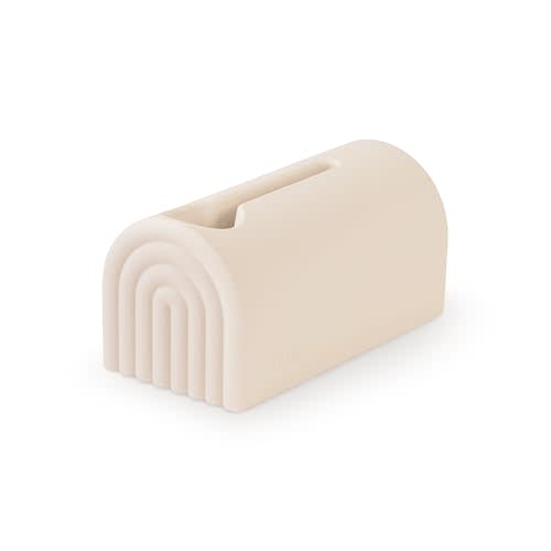 mushie Bath Spout Cover | Soft Silicone Bathtub Faucet Safety Guard for Kids | Universal Fit (Shifting Sand)