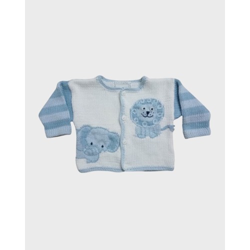 Girl's Jungle Embroidered Sweater, Size 6M-24M
