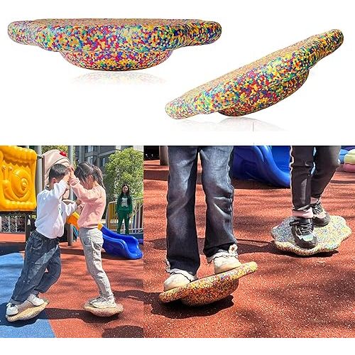 Flower balance board,Balance Stepping Stones for Kids, Toddlers Balance Board and Stepping stones