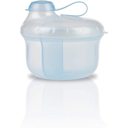Nuby Powder Formula Dispenser, 3 Compartments, Blue