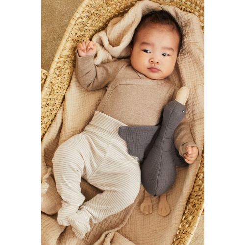 3-pack Pants, Light beige/striped